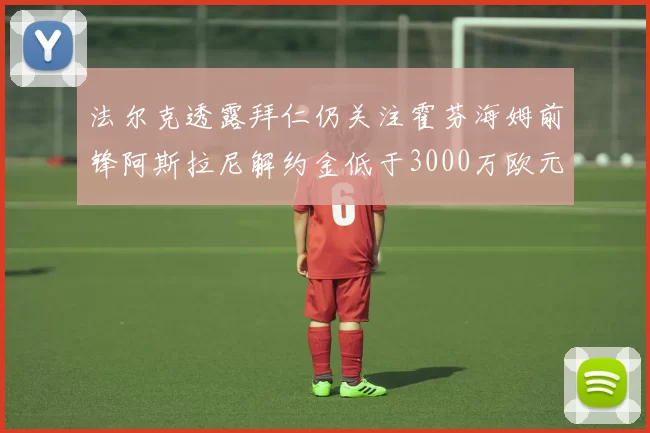 法尔克透露拜仁仍关注霍芬海姆前锋阿斯拉尼解约金低于3000万欧元